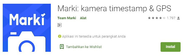 marki kamera timestamp & gps