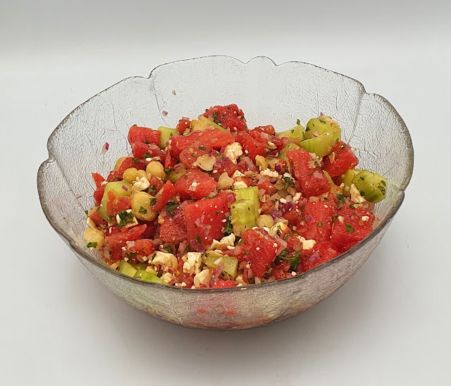 Wessels low carb Welt: Wassermelonen-Gurken-Salat mit Feta