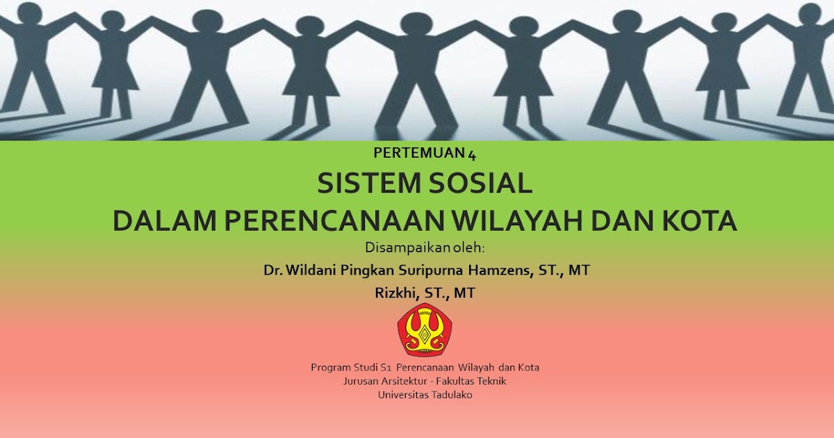 Penyuluhan Pembangunan MATERI 4 SISTEM SOSIAL