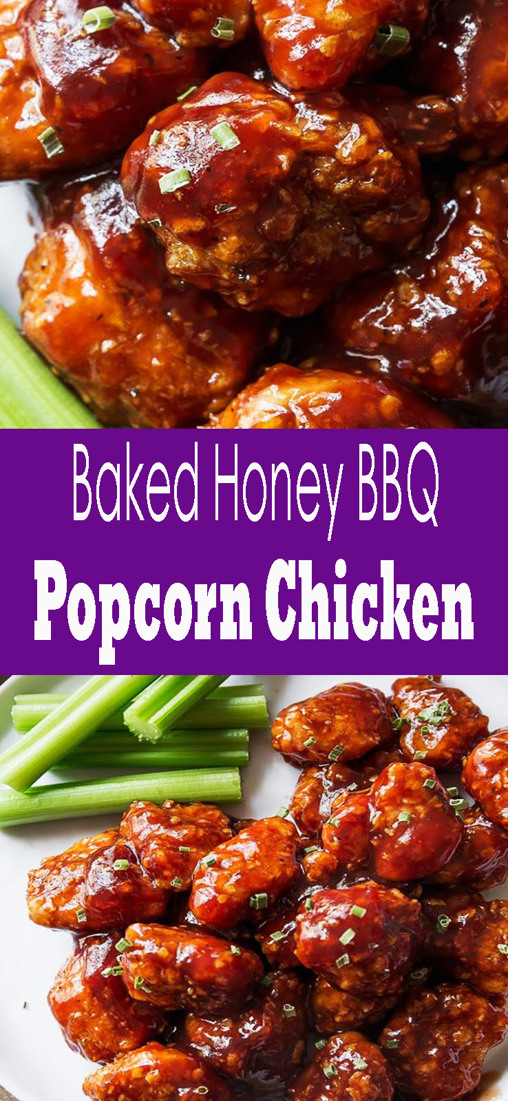 Baked Honey BBQ Popcorn Chicken pinsgreatrecipes18