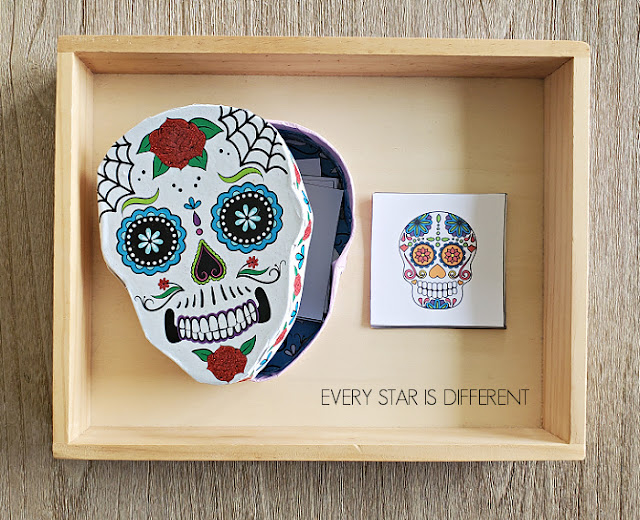 Day of the Dead Skull Matching Cards