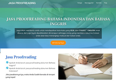 blogspot landing page