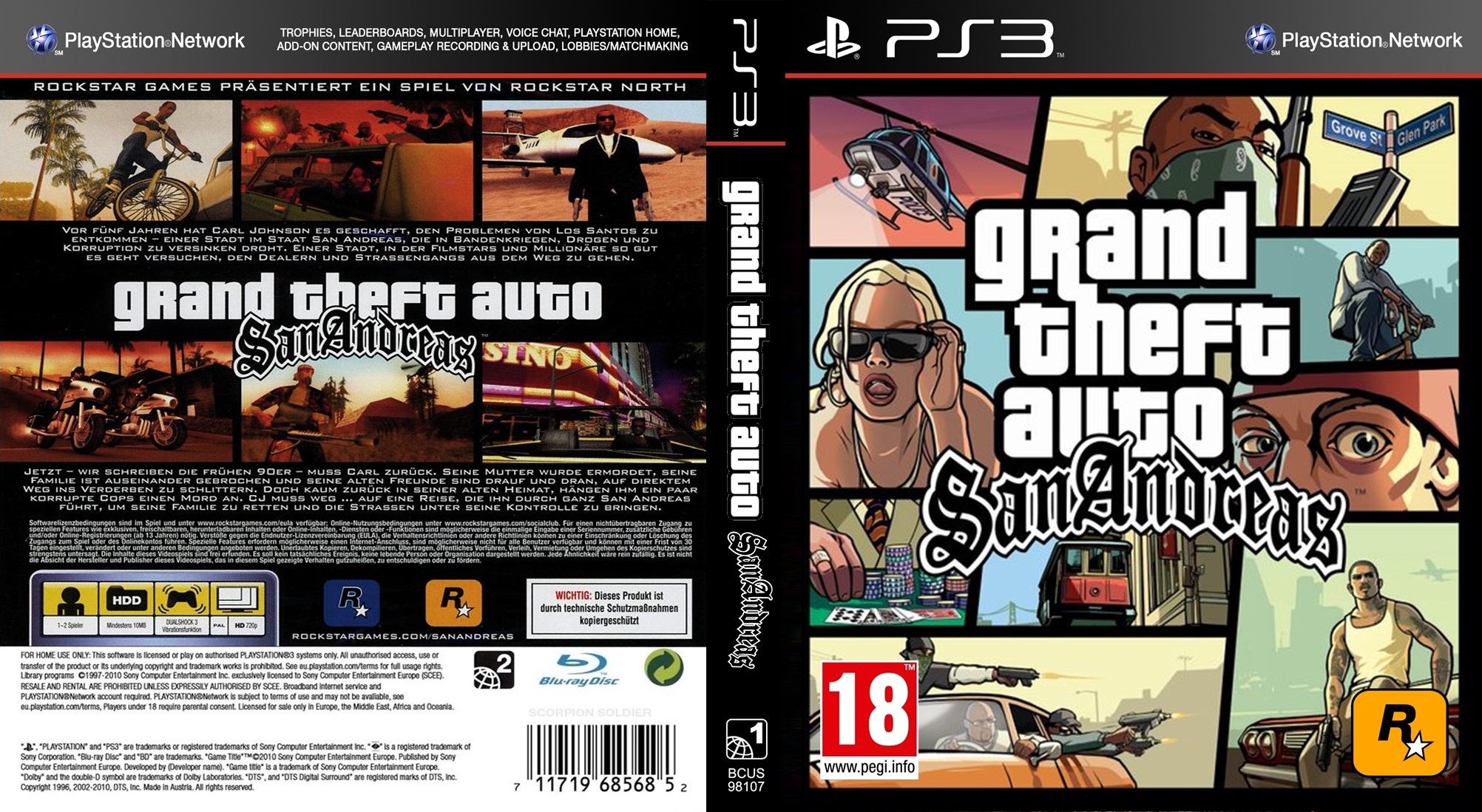Grand Theft Auto San Andreas - Playstation 3.