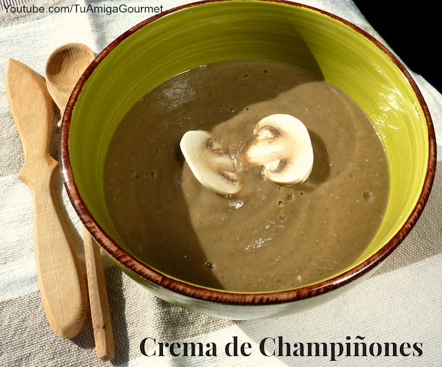 Como hacer crema de champiñones para perder peso