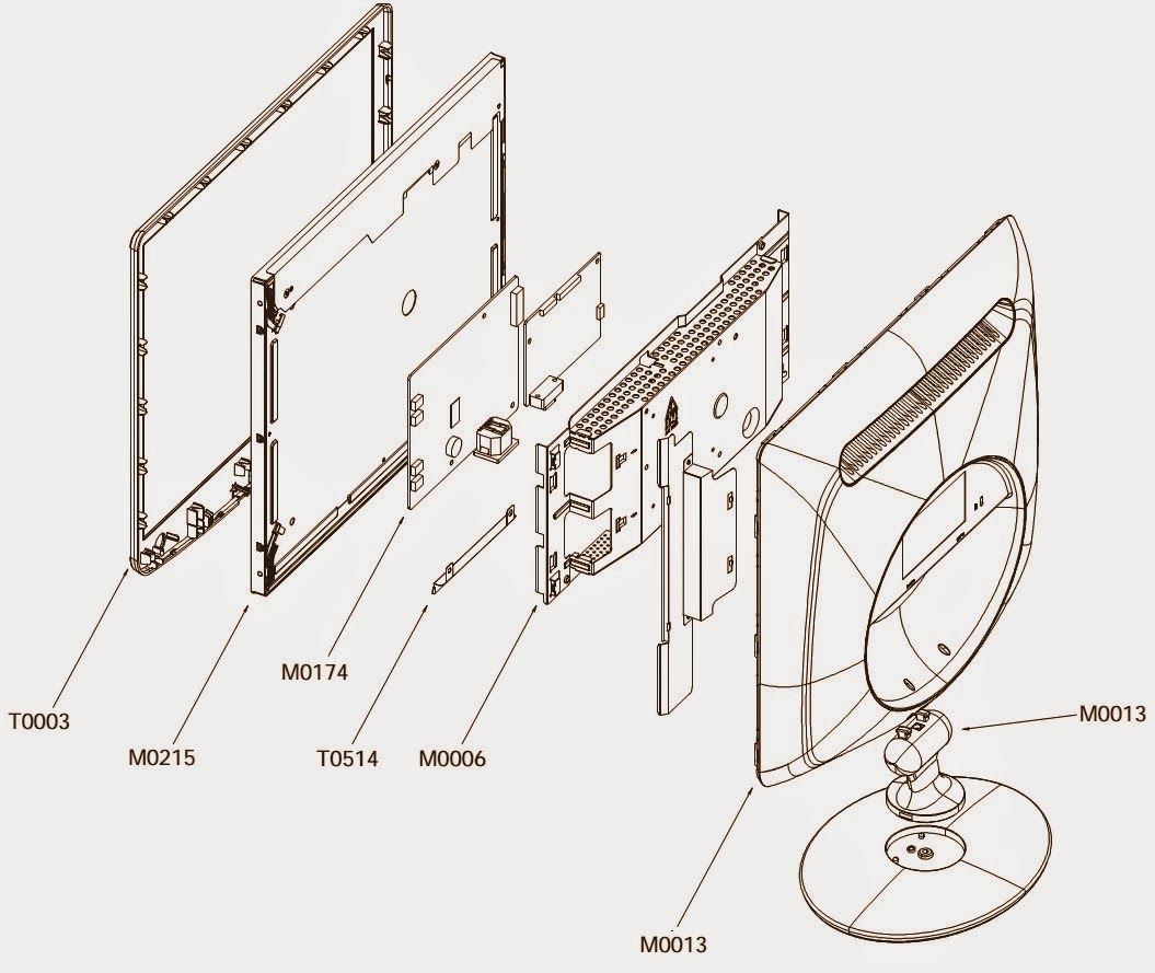 Electro help SAMSUNG PEBBLE 2032BW 2232BW TFTLCD MONITOR SERVICE