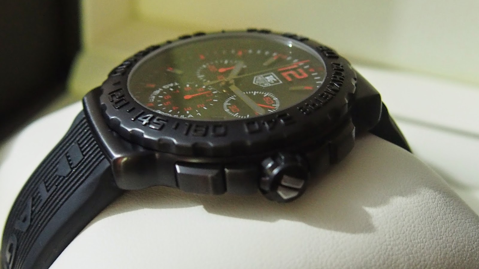 ( SOLD ) TAG HEUER NEW FORMULA1 CHRONOGRAPH BLACK PVD