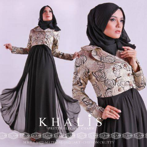 Muslimah Fashion Contoh Desain  Baju  Muslim  Dress dari 