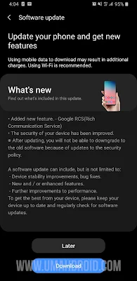 Update Google RCS Samsung Messages