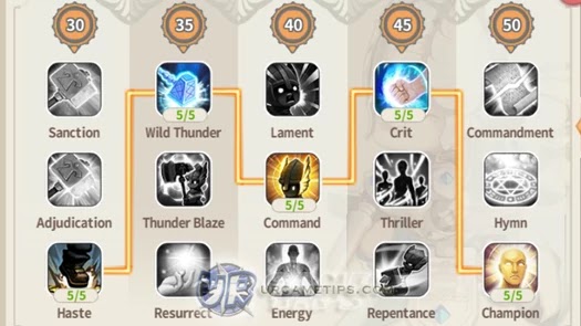 Lumia Saga: DPS Adjudge Talents Build