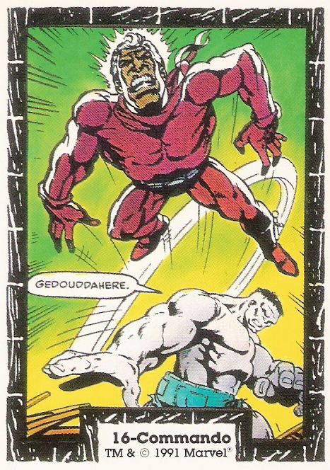 Cracked Magazine And Others Incredible Hulk Trading Cards 1991
