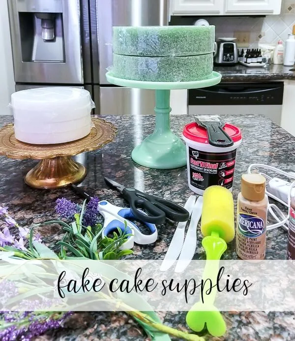 fake cake supplies