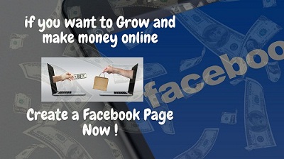 If you want to grow and make money online then you should create a facebook page - Secret tip