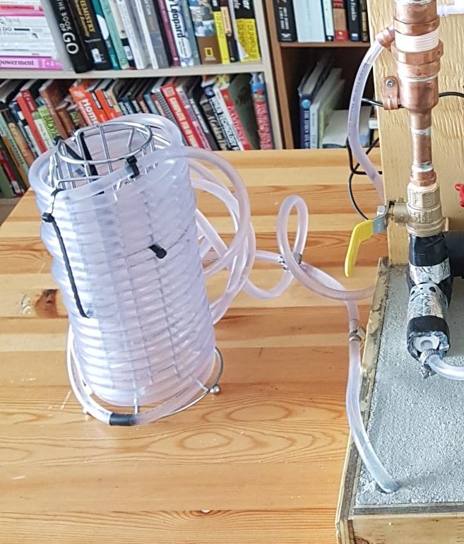 Ecotechnic Inklings Compost Water Heater Tabletop Model