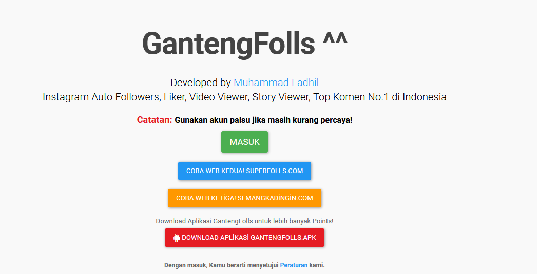 Gantengfolls Com How To Get Followers And Likes With Gantengfollows Com Kertaharjanews Our tiktok tool can enable you to get more followers and receive your videos likes, without needing to pay a cent. kertaharjanews
