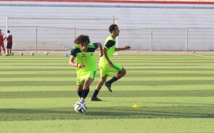 بالصور | تدريبات المنتخب اليمني الأولمبي ضمن المعسكر الدريبي الداخلي في محافظة المهره