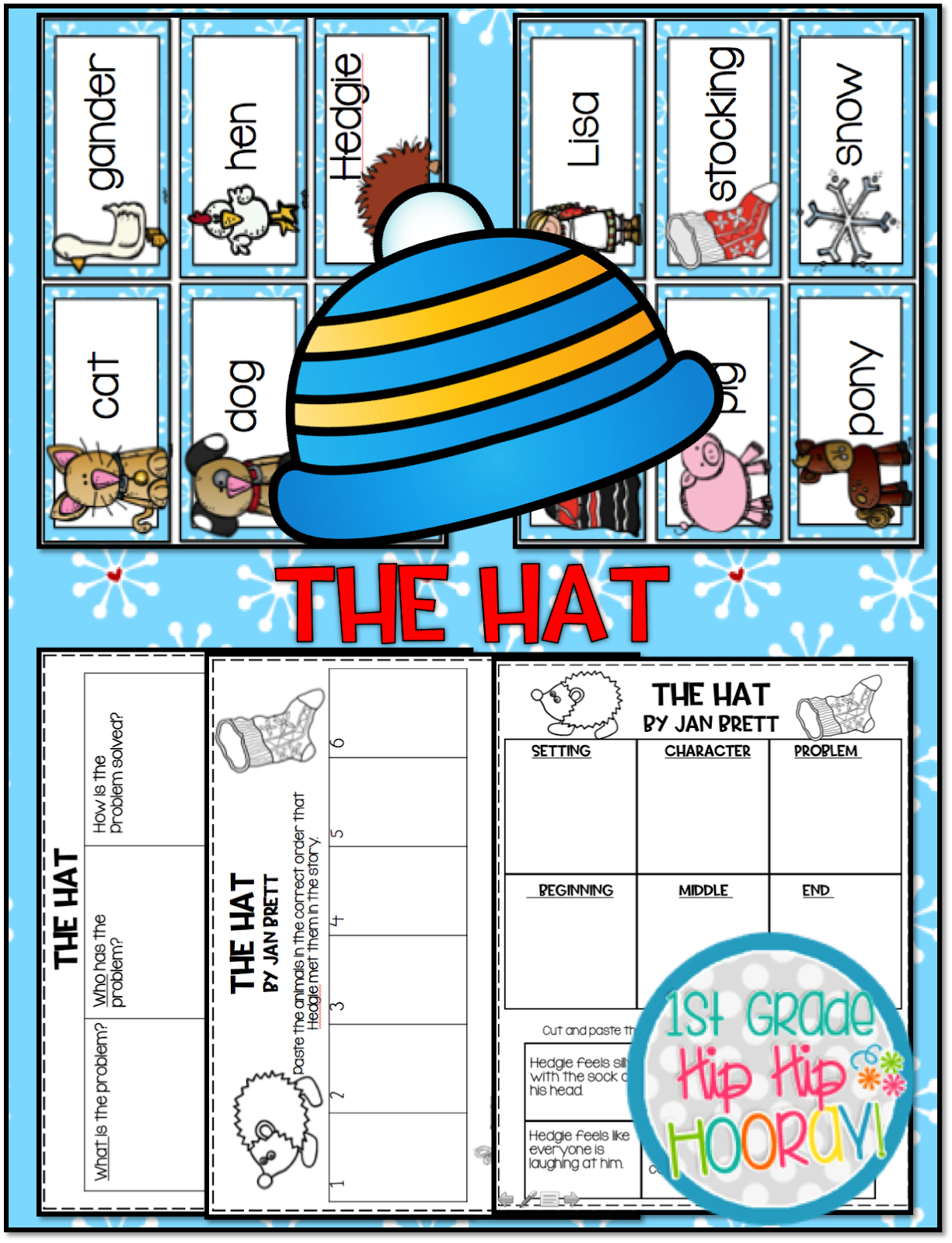 1st Grade Hip Hip Hooray! Jan Brett's The Hat and The Mitten