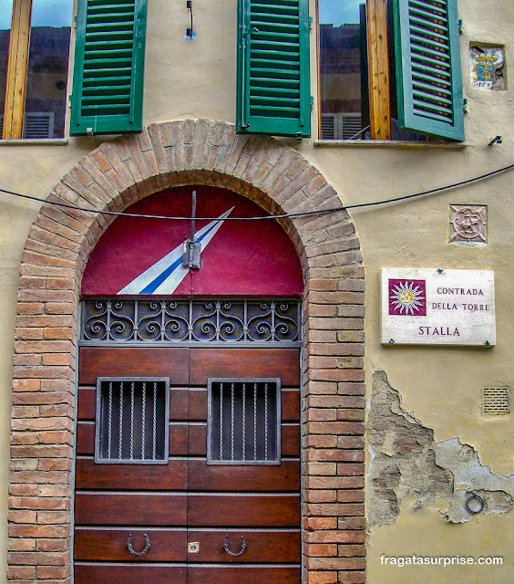Sede da Contrada della Torre, Siena, Itália