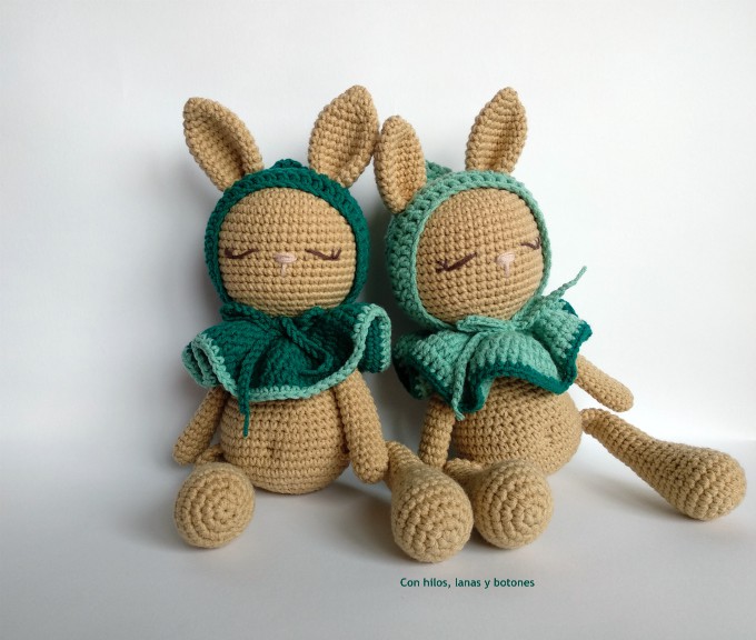 Con hilos, lanas y botones: Peaches amigurumi