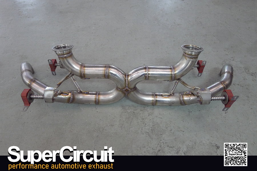 SUPERCIRCUIT Exhaust Pro Shop Audi R8 V8 Exhaust Customization