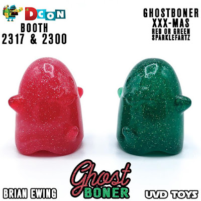 Designer Con 2019 Exclusive Ghost Boner XXX-Mas Edition Resin Figures by Brian Ewing x UVD Toys