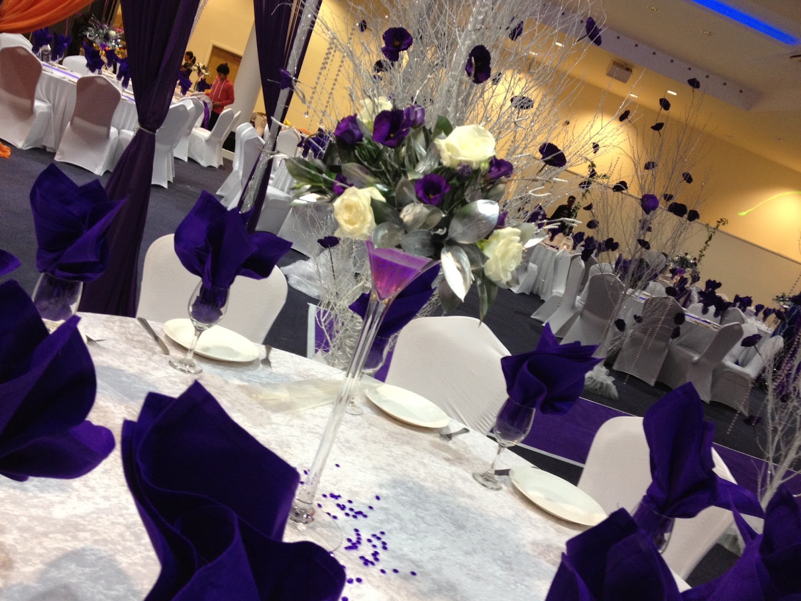 Maz's Blog Candles and crystal themed wedding for the sparkliest bride