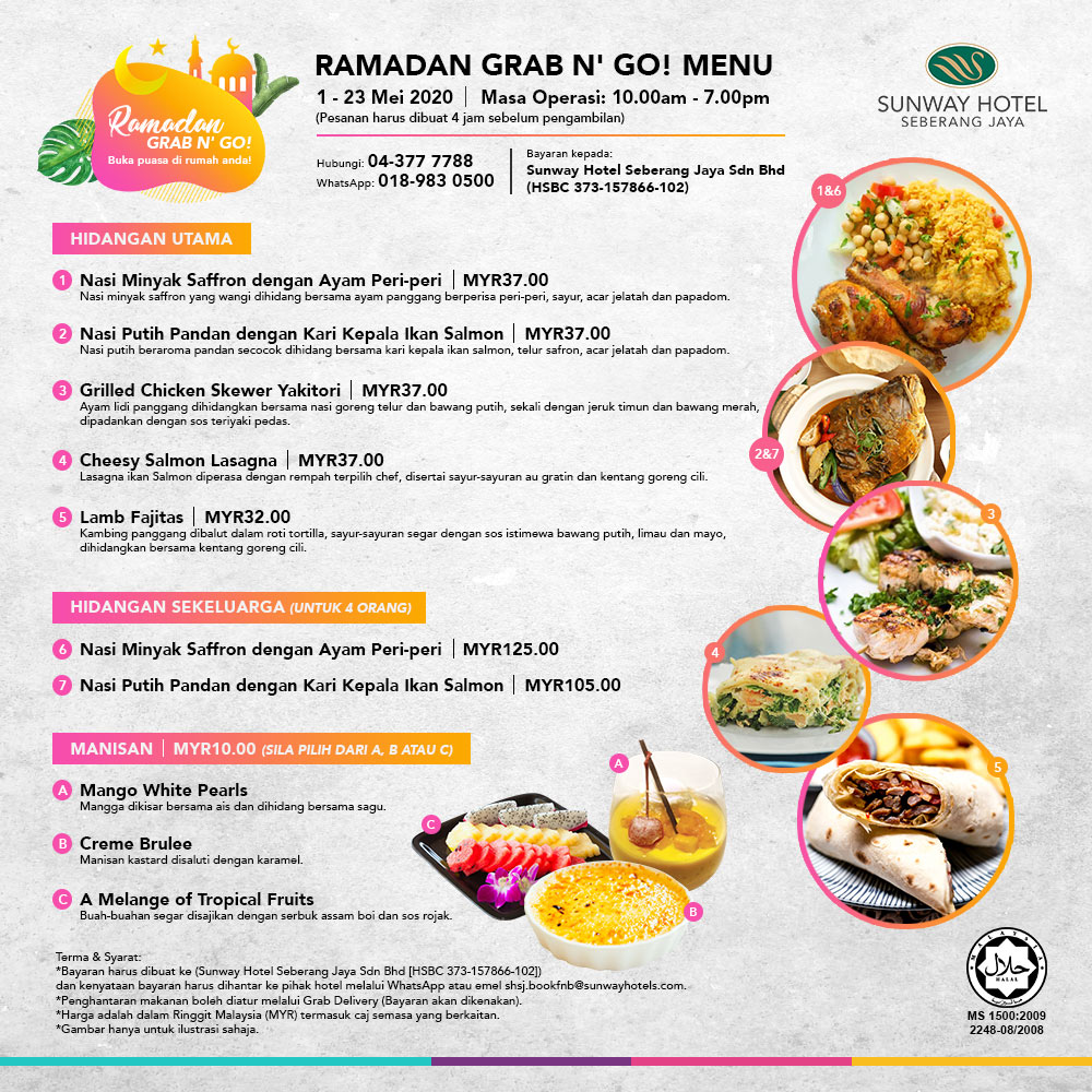 Ramadan Grab N' Go by Sunway Hotel Seberang Jaya
