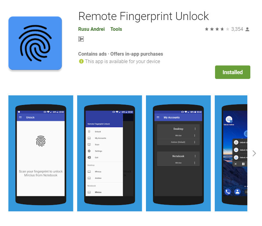 How to unlock your computer with remote fingerprint unlock?