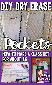 DIY Dry Erase Pockets – Learn how to create cute, colorful and durable dry erase pockets for less than 20 cents each!  You’ll love this easy to follow tutorial and your students will love using dry erase markers in class.  Save your classroom budget and save time at the copier.  This is a great teacher hack!