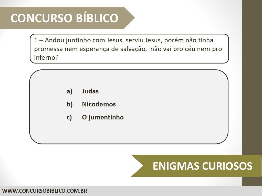 150 Perguntas Bíblicas  Nível Fácil - Respostas Bíblicas