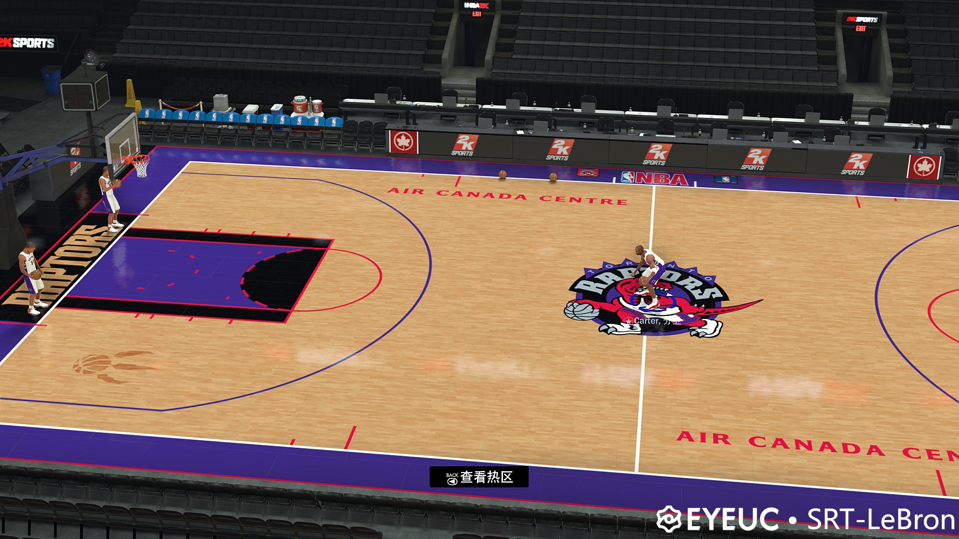 NBA 2K21 19992000 Toronto Raptors Court (8K) by SRTLEBRON Shuajota