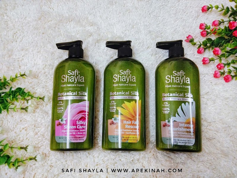 Safi Shayla Botanical Silk Rangkaian Syampu Khusus Buat Wanita Berhijab
