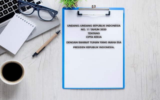 Download Undang-Undang Nomor 11 Tahun 2020 tentang Cipta Kerja