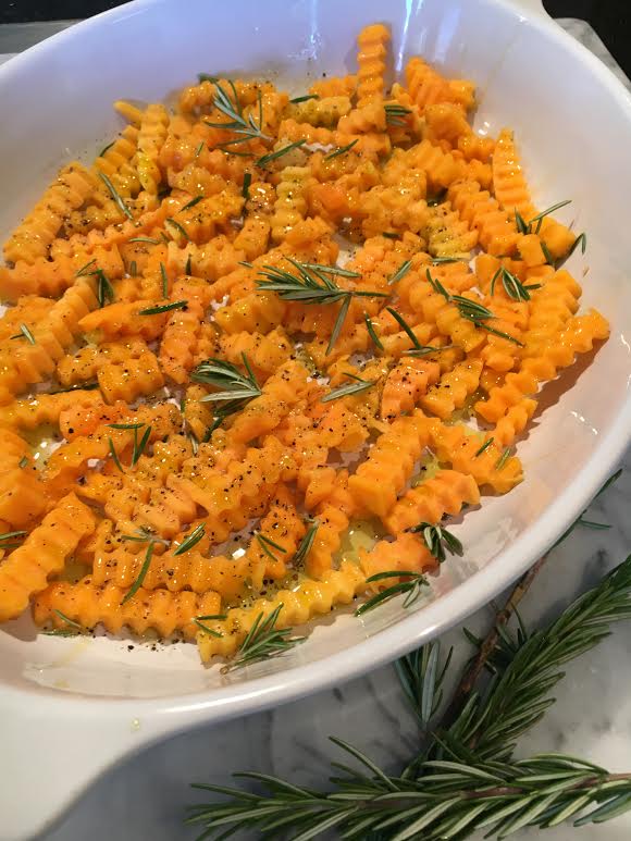 Redhead Says ROASTED BUTTERNUT ZIGZAG SQUASH