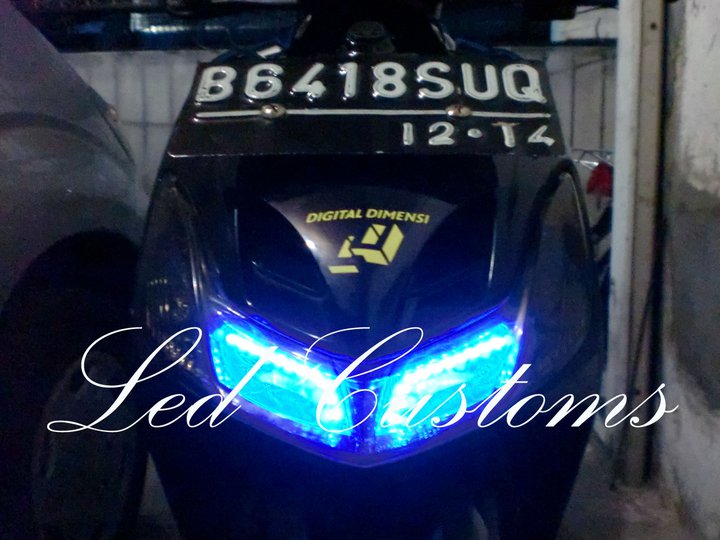 modifikasi lampu mio terkeren