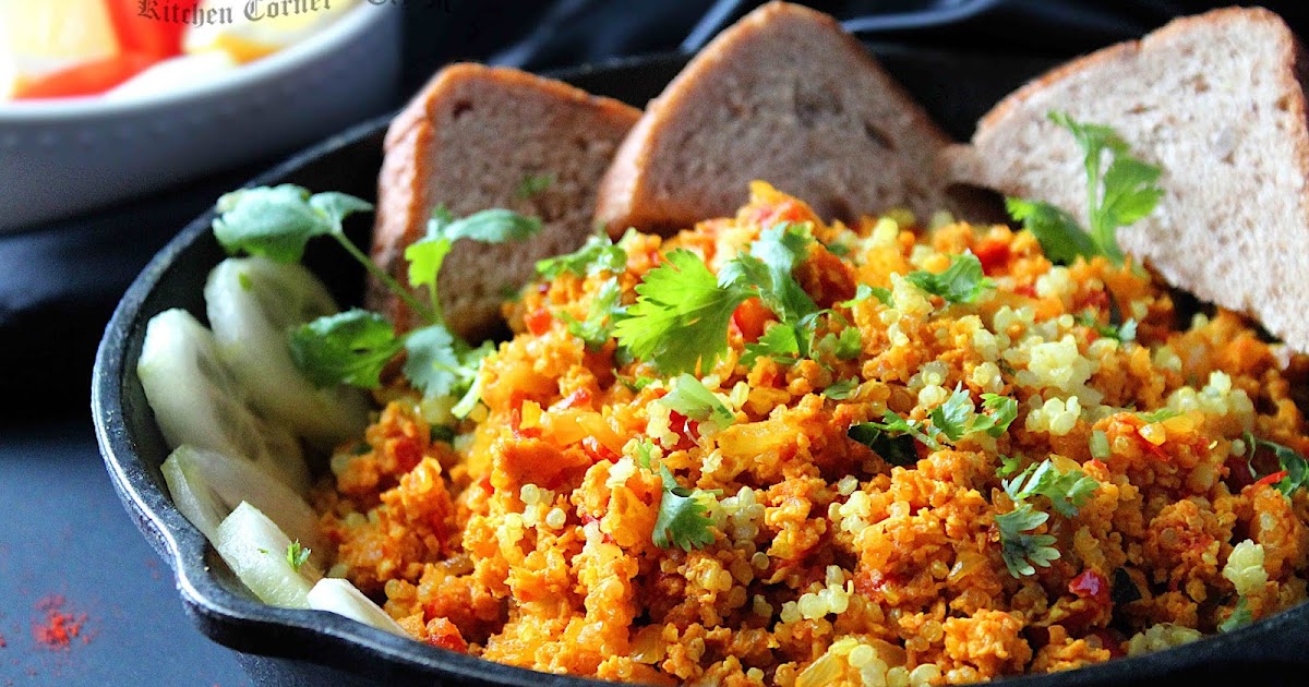 Easy Quinoa Egg Bhurji Spicy Indian Scrambled Eggs