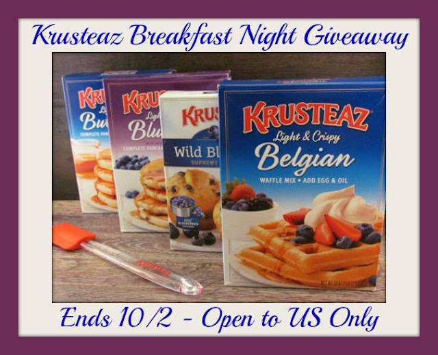Top Notch Material Krusteaz Breakfast Giveaway