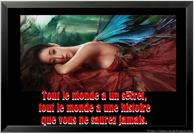 Citation secret en image