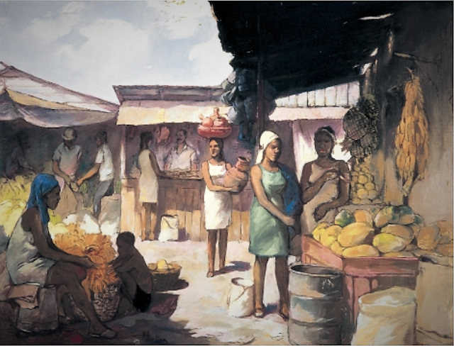 Plutarco Andujar — Marketplace, 1974