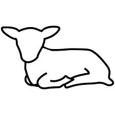 Best cartoon sheep coloring pages