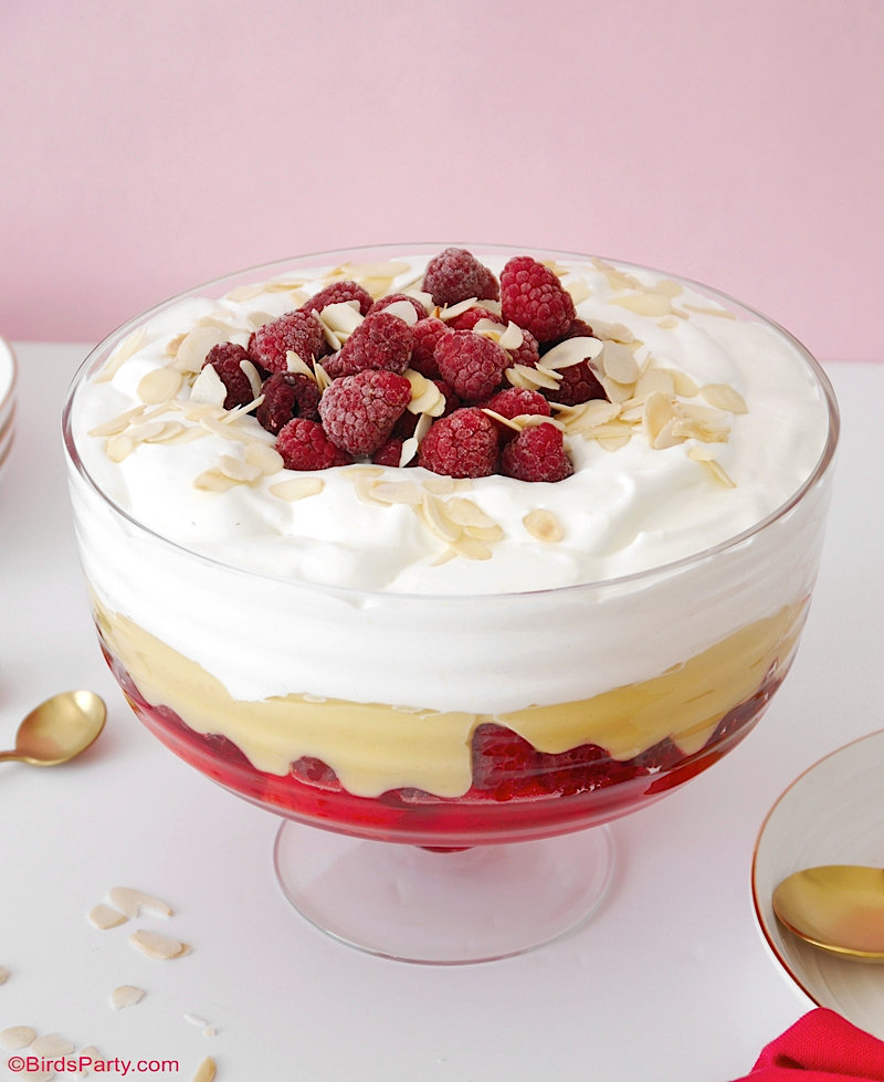 Recette Trifle : Recette De Trifle Anglais Avec Des Ingrédients De Placard