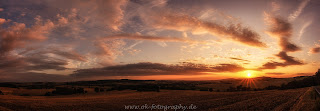 Panorama Sonnenuntergang Weserbergland Nikon