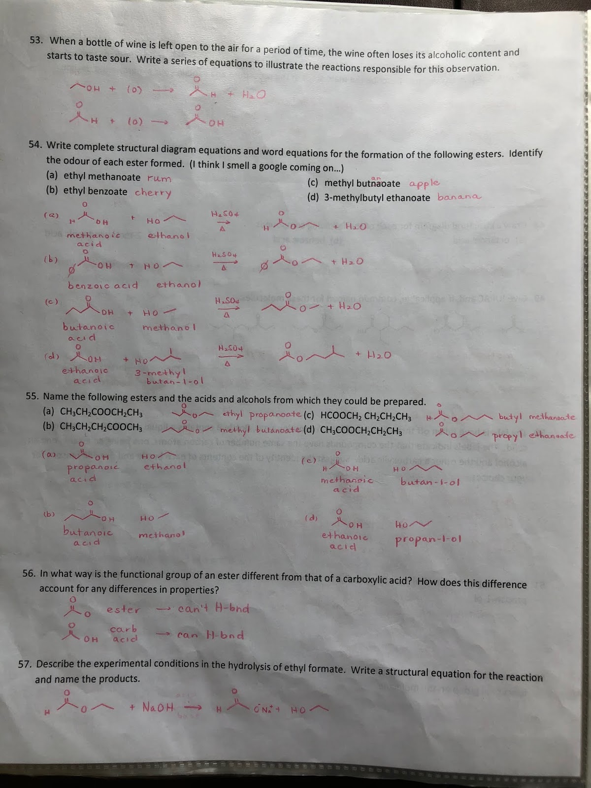 chemistry homework answers free