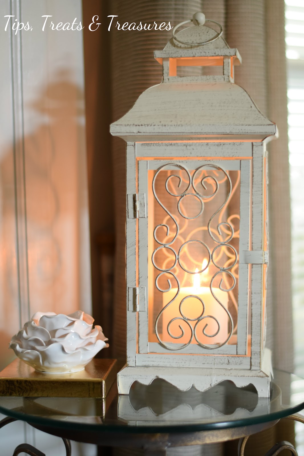 Tips, Treats & Treasures Lantern Love Decorating ideas using a