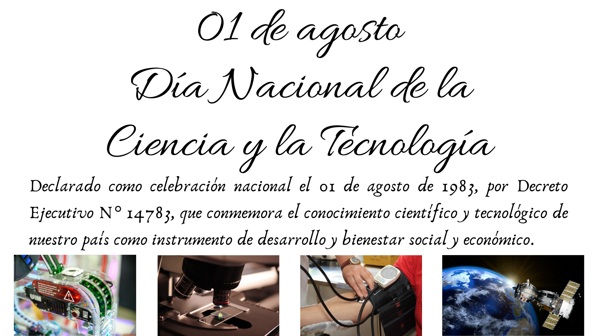 Biblioteca Rodrigo Crespo Día Nacional de la Ciencia y Tecnología Biblioteca Rodrigo Crespo Día Nacional de la Ciencia y Tecnología