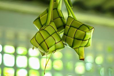 Cara Membuat Ketupat Lebaran Dari Janur Daun  Kelapa  