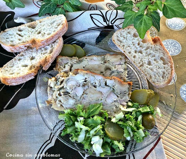 Terrina De Pollo Y Berenjena.
