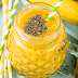 Shake with pineapple and chia seeds for losing weight