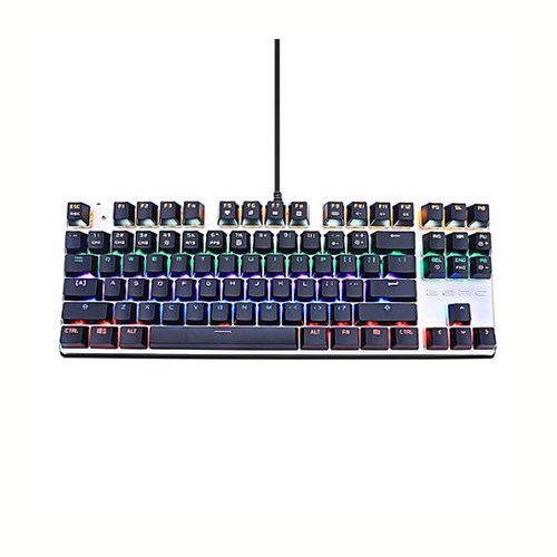 Bàn Phím Cơ Có Dây Metoo Zero X51 LED Blue Switch Tenkeyless