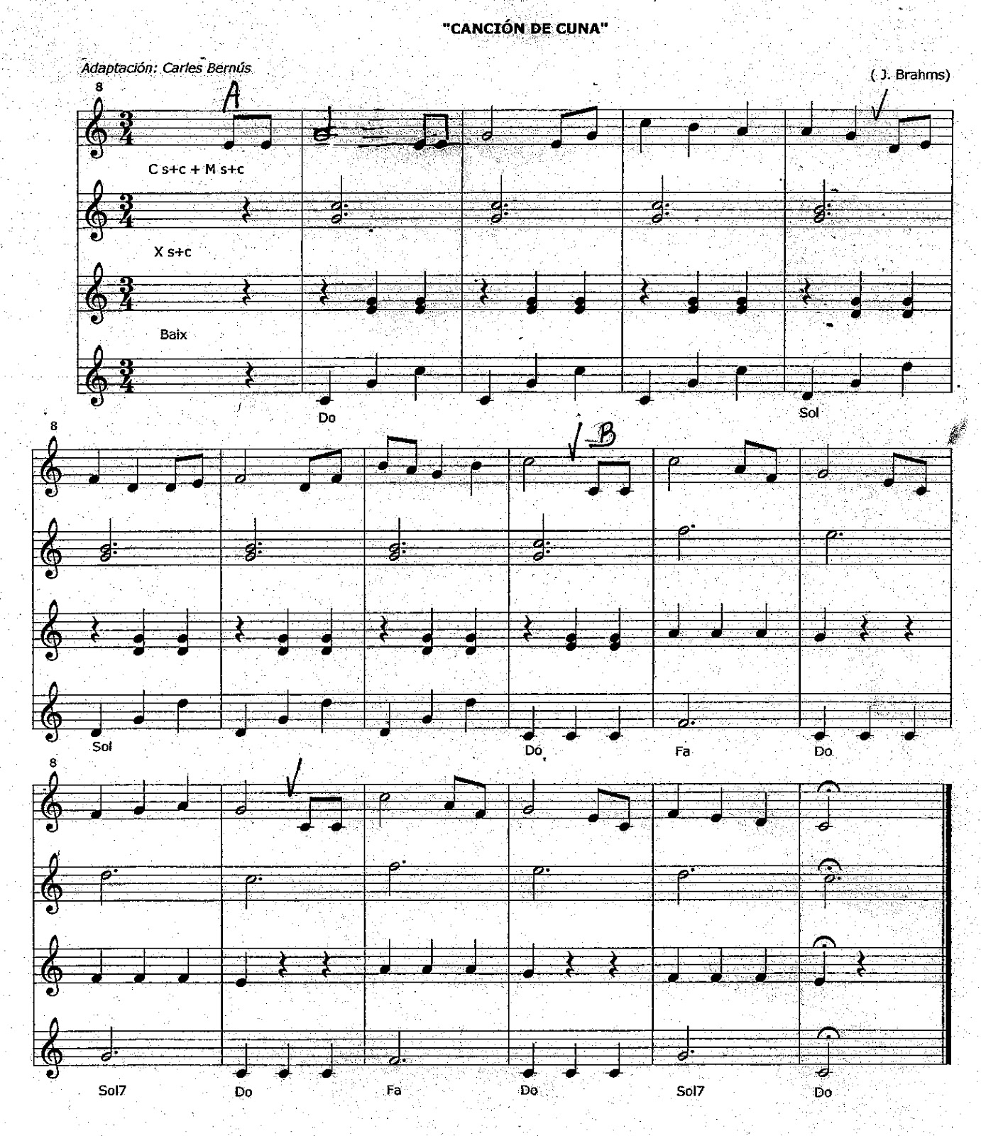 Nuestra cita musical: El lied - "Canción de cuna" - J. Brahms