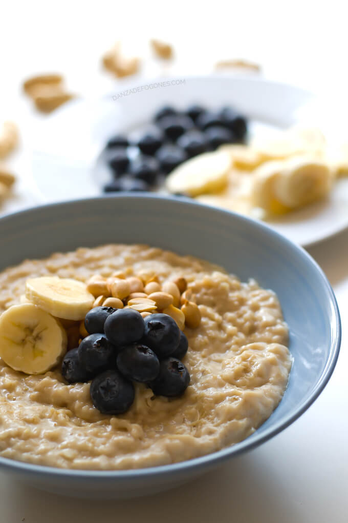 Peanut butter porridge in 15 minutes | danceofstoves.com Peanut butter porridge in 15 minutes | danceofstoves.com